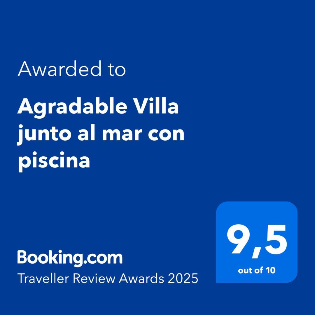 Agradable Villa Junto Al Mar Con Piscina Sagunto Exteriör bild